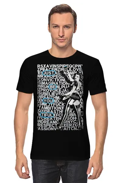 Заказать мужскую футболку в Москве. Футболка классическая BeYouTiful ARSB от ARSBOYZ BRAND - готовые дизайны и нанесение принтов.