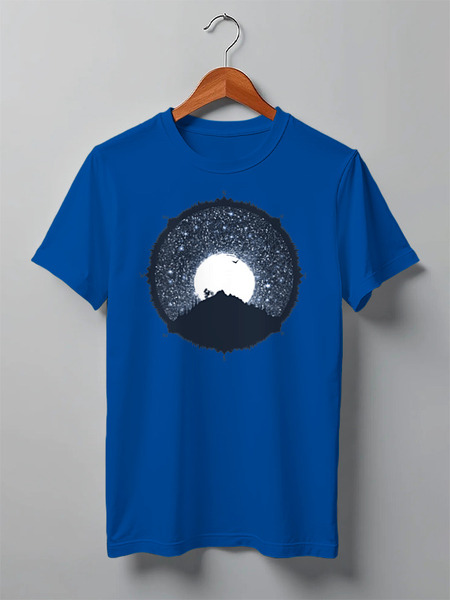 Заказать мужскую футболку в Москве. Футболка классическая Dark Mountain от oneredfoxstore@gmail.com - готовые дизайны и нанесение принтов.