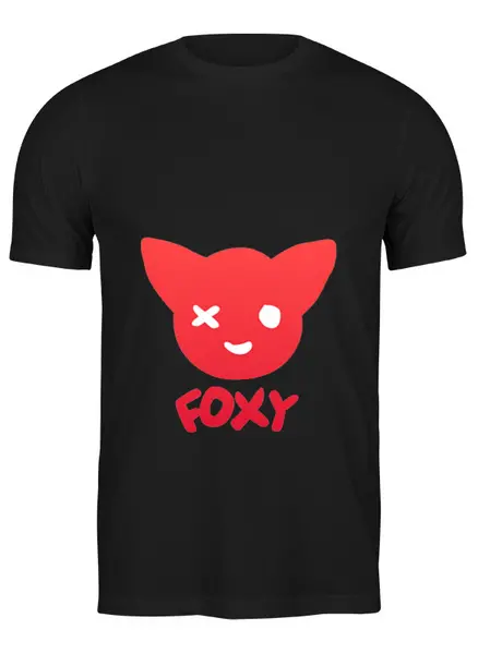 Заказать мужскую футболку в Москве. Футболка классическая Фокси Foxy от cherdantcev - готовые дизайны и нанесение принтов.