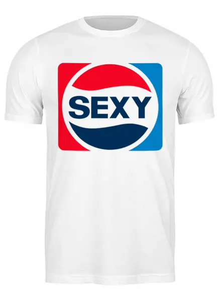 Заказать мужскую футболку в Москве. Футболка классическая SEXY  от balden - готовые дизайны и нанесение принтов.