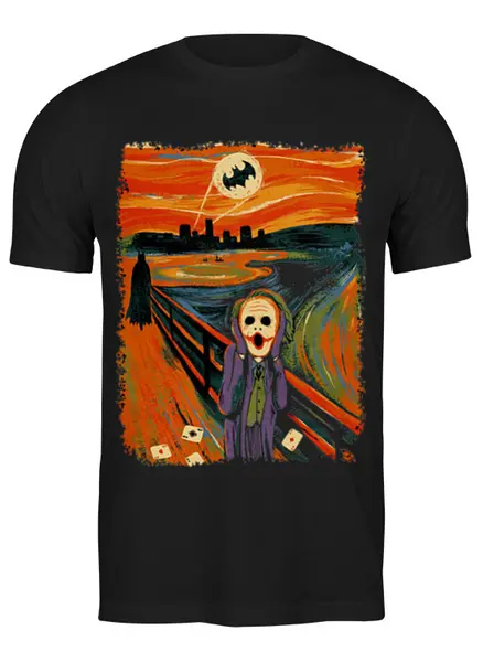 Заказать мужскую футболку в Москве. Футболка классическая Batman от торгаш - готовые дизайны и нанесение принтов.