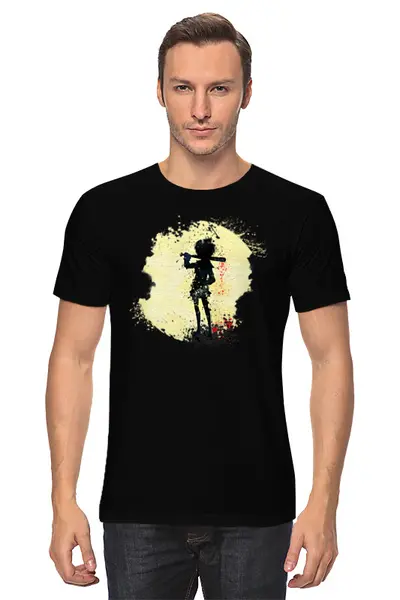 Заказать мужскую футболку в Москве. Футболка классическая Ink Girl от oneredfoxstore@gmail.com - готовые дизайны и нанесение принтов.
