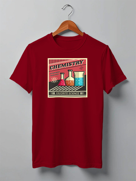 Заказать мужскую футболку в Москве. Футболка классическая Science от oneredfoxstore@gmail.com - готовые дизайны и нанесение принтов.