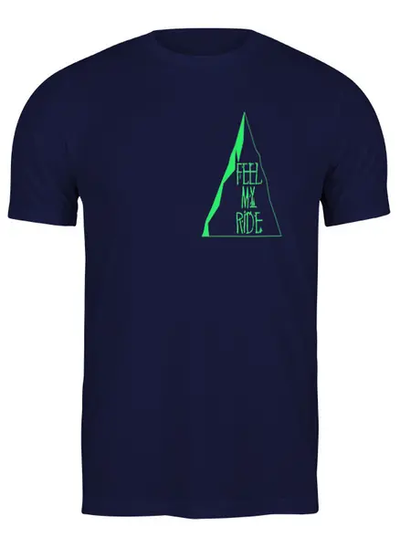Заказать мужскую футболку в Москве. Футболка классическая Mountain Bike от oneredfoxstore@gmail.com - готовые дизайны и нанесение принтов.