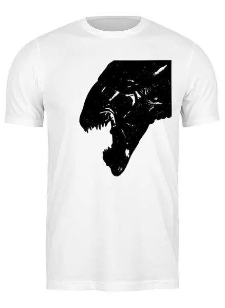 Заказать мужскую футболку в Москве. Футболка классическая Aliens от oneredfoxstore@gmail.com - готовые дизайны и нанесение принтов.