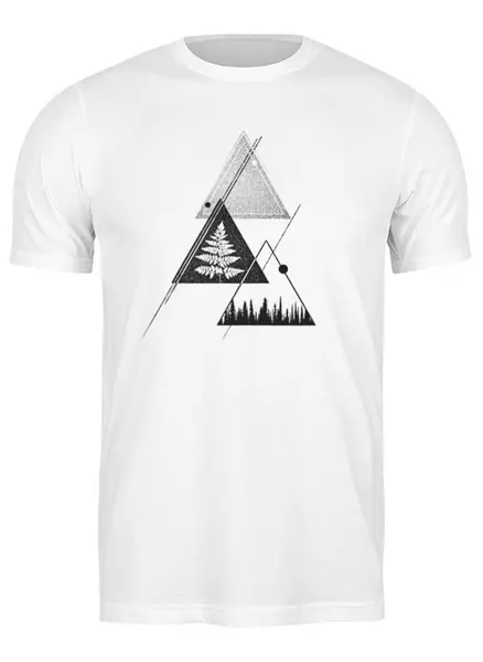 Заказать мужскую футболку в Москве. Футболка классическая Forest Fern от oneredfoxstore@gmail.com - готовые дизайны и нанесение принтов.
