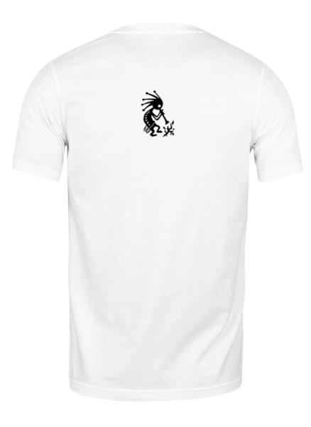 Заказать мужскую футболку в Москве. Футболка классическая Кокопелли от Soluvel  - готовые дизайны и нанесение принтов.