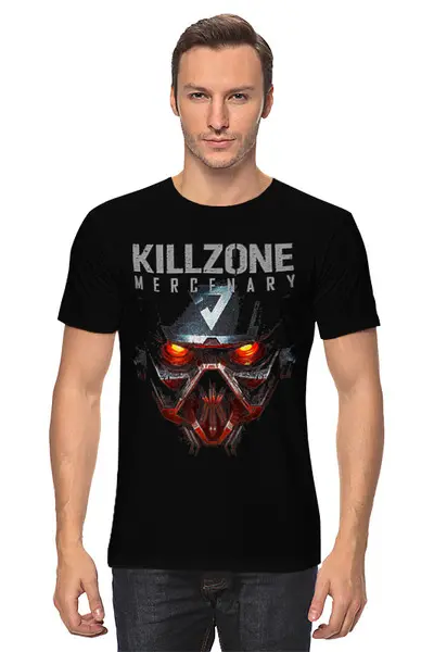 Заказать мужскую футболку в Москве. Футболка классическая KILLZONE от robus - готовые дизайны и нанесение принтов.