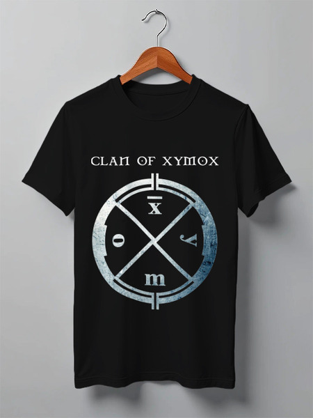Заказать мужскую футболку в Москве. Футболка классическая Clan of Xymox от OEX design - готовые дизайны и нанесение принтов.