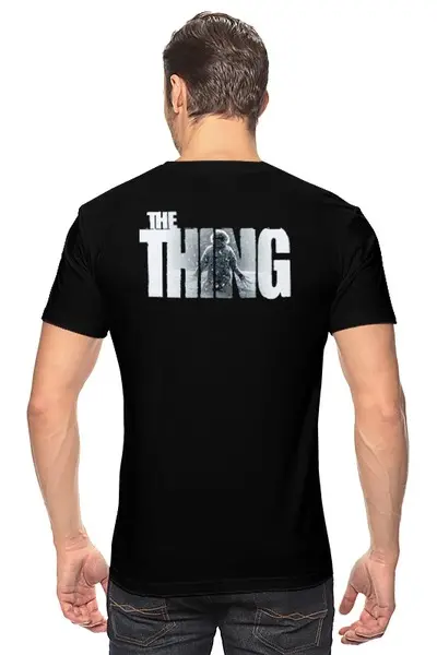 Заказать мужскую футболку в Москве. Футболка классическая Нечто / The Thing от Strabby Crabby - готовые дизайны и нанесение принтов.