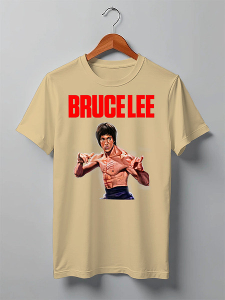 Заказать мужскую футболку в Москве. Футболка классическая Bruce Lee от Leichenwagen - готовые дизайны и нанесение принтов.