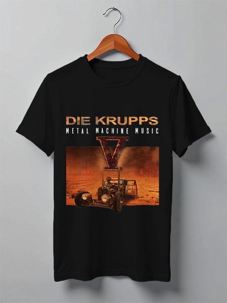 Заказать мужскую футболку в Москве. Футболка классическая Die Krupps / Metal Machine Music от OEX design - готовые дизайны и нанесение принтов.