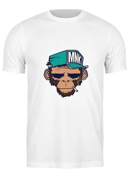 Заказать мужскую футболку в Москве. Футболка классическая MNK Design. Original Design от fenjke - готовые дизайны и нанесение принтов.