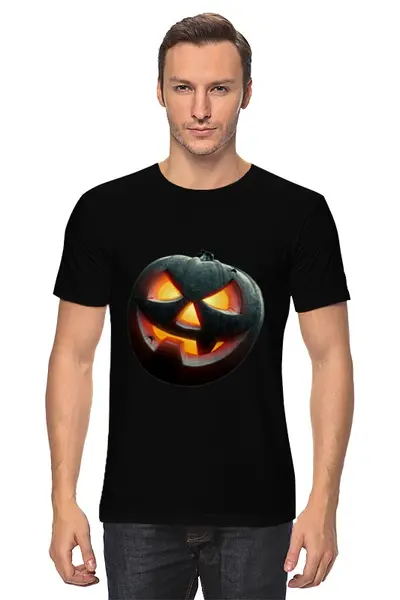 Заказать мужскую футболку в Москве. Футболка классическая Helloween от polietan - готовые дизайны и нанесение принтов.