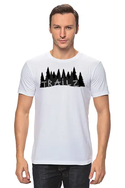 Заказать мужскую футболку в Москве. Футболка классическая Mountain Bike от oneredfoxstore@gmail.com - готовые дизайны и нанесение принтов.