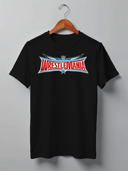 Заказать мужскую футболку в Москве. Футболка классическая WrestleMania от Leichenwagen - готовые дизайны и нанесение принтов.