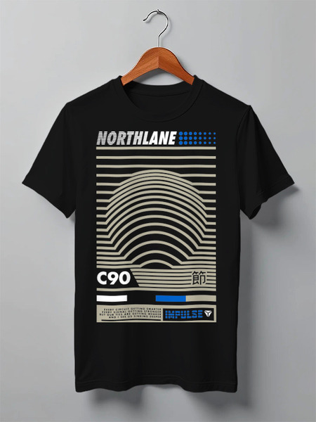 Заказать мужскую футболку в Москве. Футболка классическая Northlane от geekbox - готовые дизайны и нанесение принтов.