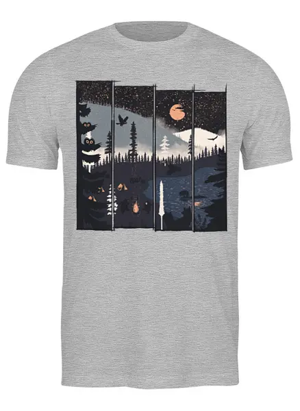 Заказать мужскую футболку в Москве. Футболка классическая Noisy Neighbors от oneredfoxstore@gmail.com - готовые дизайны и нанесение принтов.