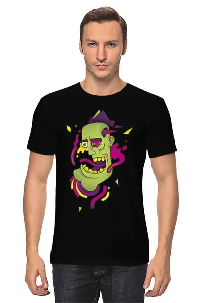 Заказать мужскую футболку в Москве. Футболка классическая Zombies от oneredfoxstore@gmail.com - готовые дизайны и нанесение принтов.