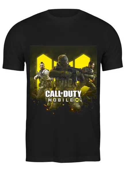 Заказать мужскую футболку в Москве. Футболка классическая CALL OF DUTY от robus - готовые дизайны и нанесение принтов.
