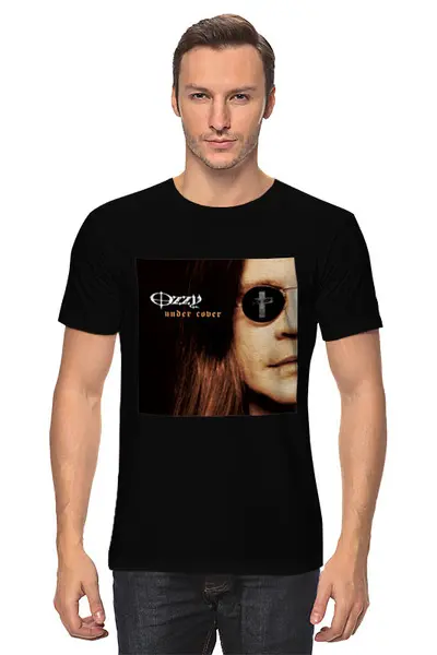 Заказать мужскую футболку в Москве. Футболка классическая Ozzy Osbourne от Fedor - готовые дизайны и нанесение принтов.