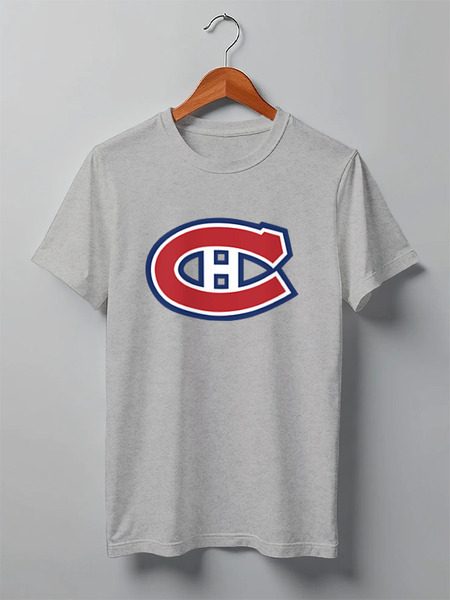 Заказать мужскую футболку в Москве. Футболка классическая Montreal Canadiens / NHL Canada от KinoArt - готовые дизайны и нанесение принтов.