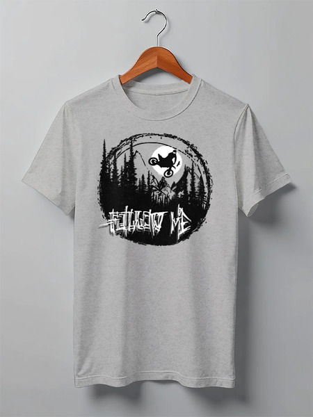 Заказать мужскую футболку в Москве. Футболка классическая Follow Me от oneredfoxstore@gmail.com - готовые дизайны и нанесение принтов.