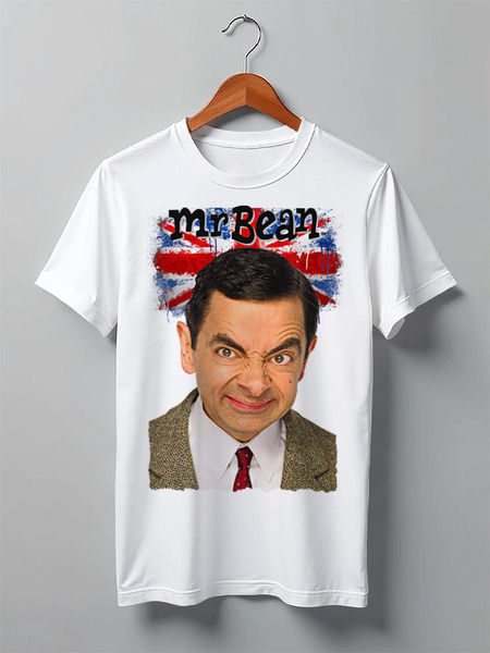 Заказать мужскую футболку в Москве. Футболка классическая Mr.Bean от Leichenwagen - готовые дизайны и нанесение принтов.