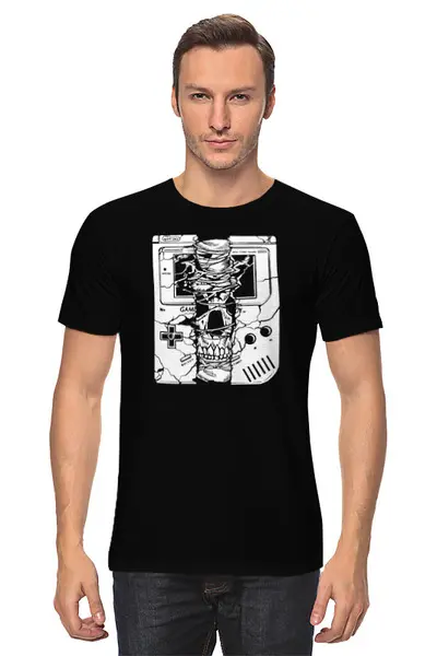 Заказать мужскую футболку в Москве. Футболка классическая Oldschool от oneredfoxstore@gmail.com - готовые дизайны и нанесение принтов.