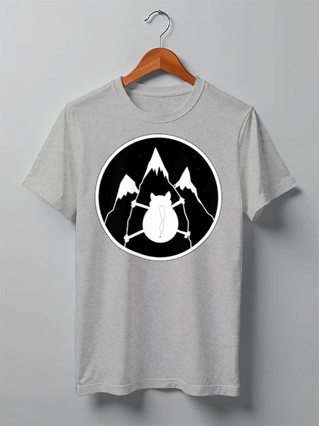 Заказать мужскую футболку в Москве. Футболка классическая Cats Here от oneredfoxstore@gmail.com - готовые дизайны и нанесение принтов.