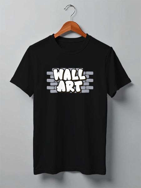Заказать мужскую футболку в Москве. Футболка классическая "WALL ART" от cooldesign  - готовые дизайны и нанесение принтов.