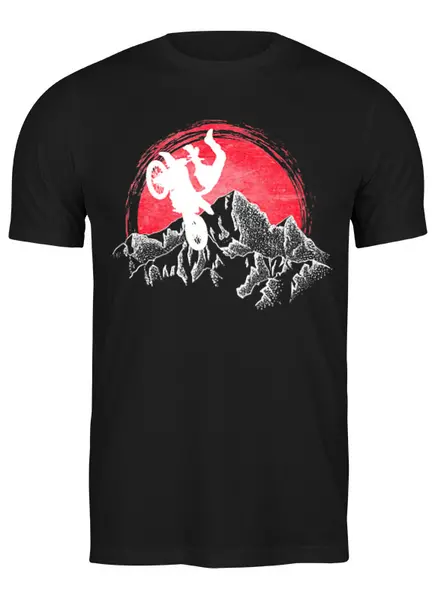 Заказать мужскую футболку в Москве. Футболка классическая Red Sun от oneredfoxstore@gmail.com - готовые дизайны и нанесение принтов.
