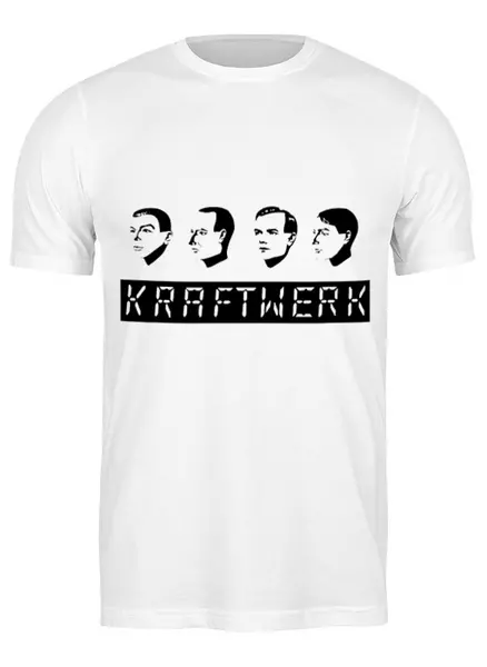 Заказать мужскую футболку в Москве. Футболка классическая Kraftwerk от Fedor - готовые дизайны и нанесение принтов.
