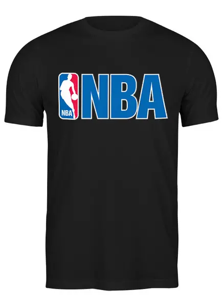 Заказать мужскую футболку в Москве. Футболка классическая NBA Life от Владимир Золотовский - готовые дизайны и нанесение принтов.