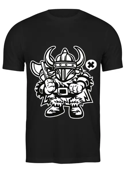 Заказать мужскую футболку в Москве. Футболка классическая Викинг ( Viking )  от Chance777 - готовые дизайны и нанесение принтов.