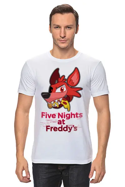 Заказать мужскую футболку в Москве. Футболка классическая ✪Five Nights at Freddy's✪ от balden - готовые дизайны и нанесение принтов.