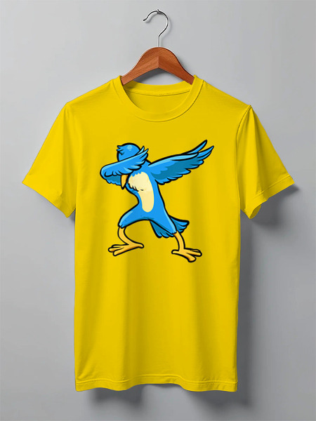 Заказать мужскую футболку в Москве. Футболка классическая Dab bird от skynatural - готовые дизайны и нанесение принтов.