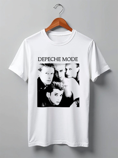 Заказать мужскую футболку в Москве. Футболка классическая Depeche Mode от afonin.i96@gmail.com - готовые дизайны и нанесение принтов.