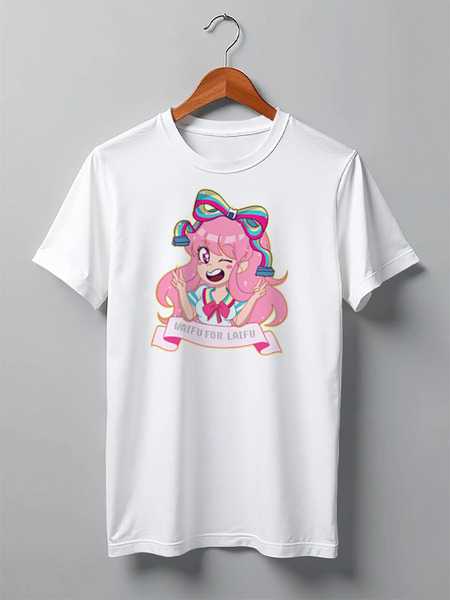 Заказать мужскую футболку в Москве. Футболка классическая Девочка от aleks_say - готовые дизайны и нанесение принтов.