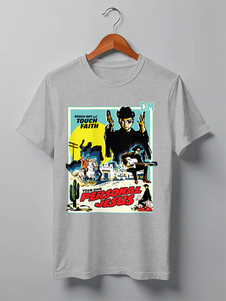 Заказать мужскую футболку в Москве. Футболка классическая Depeche Mode / Personal Jesus от OEX design - готовые дизайны и нанесение принтов.