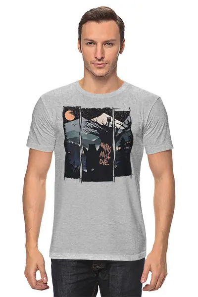 Заказать мужскую футболку в Москве. Футболка классическая Wild Graffiti от oneredfoxstore@gmail.com - готовые дизайны и нанесение принтов.