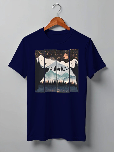 Заказать мужскую футболку в Москве. Футболка классическая Triple Shot от oneredfoxstore@gmail.com - готовые дизайны и нанесение принтов.