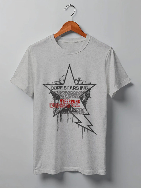Заказать мужскую футболку в Москве. Футболка классическая Dope Stars Inc. \ Vyperpunk от OEX design - готовые дизайны и нанесение принтов.
