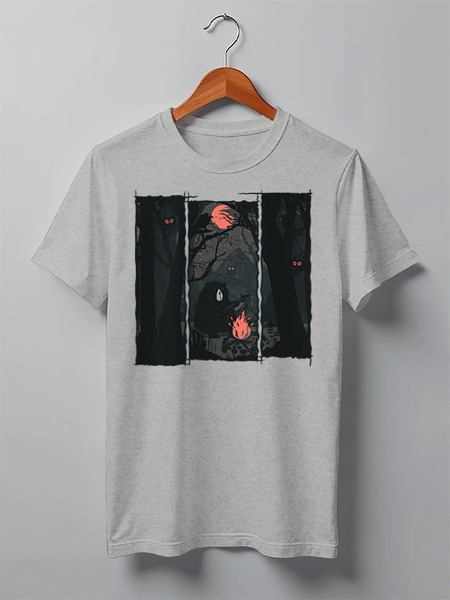 Заказать мужскую футболку в Москве. Футболка классическая Wild Music от oneredfoxstore@gmail.com - готовые дизайны и нанесение принтов.