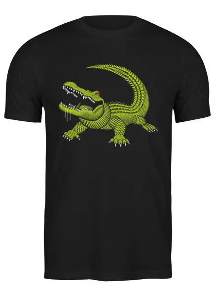 Заказать мужскую футболку в Москве. Футболка классическая ✶Alligator✶ от balden - готовые дизайны и нанесение принтов.