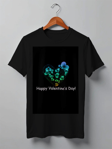 Заказать мужскую футболку в Москве. Футболка классическая Low Poly Heart  от natulia_hatulia@yahoo.com - готовые дизайны и нанесение принтов.