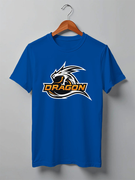 Заказать мужскую футболку в Москве. Футболка классическая Dragon от skynatural - готовые дизайны и нанесение принтов.