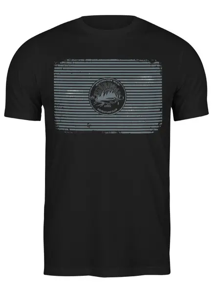 Заказать мужскую футболку в Москве. Футболка классическая Mountains от oneredfoxstore@gmail.com - готовые дизайны и нанесение принтов.