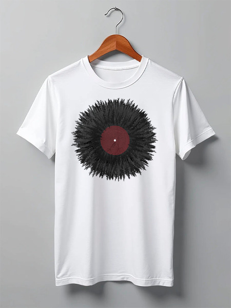 Заказать мужскую футболку в Москве. Футболка классическая Forest Music от oneredfoxstore@gmail.com - готовые дизайны и нанесение принтов.