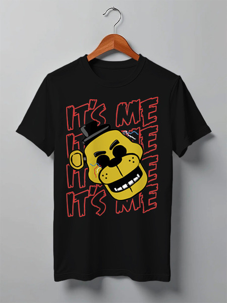 Заказать мужскую футболку в Москве. Футболка классическая Five Nights at Freddy от cherdantcev - готовые дизайны и нанесение принтов.